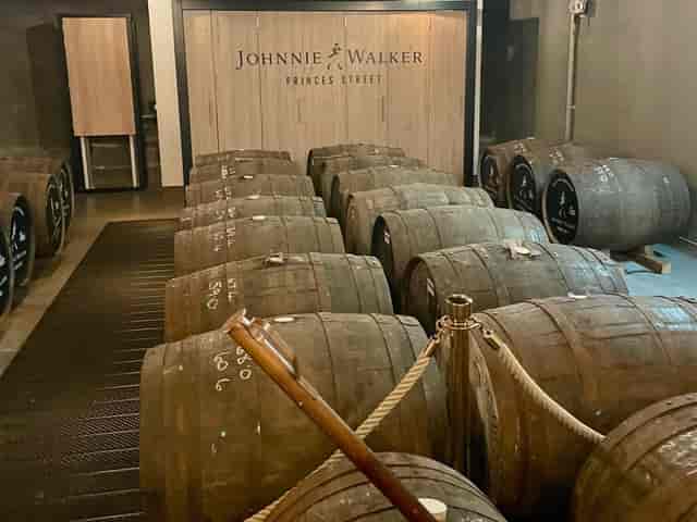 Johnnie Walker Whisky Makers' Cellar: rustic venue for premium brand activations and VIP receptions.