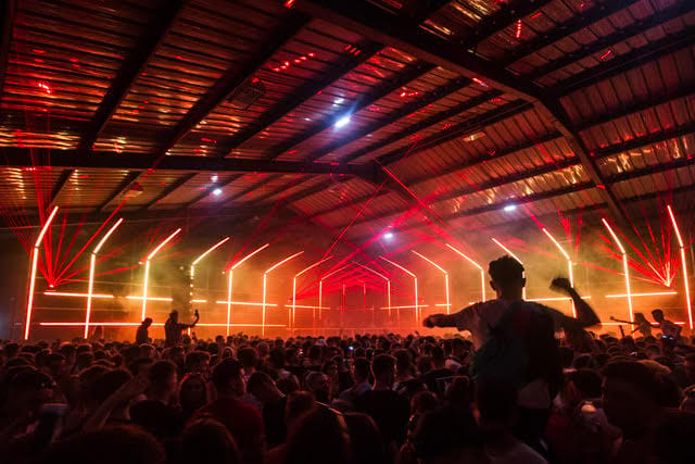 Royal Highland Centre exhibition hall with immersive lighting for corporate events and conferences. - Banner