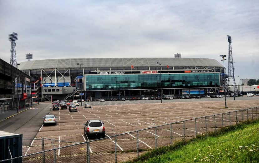 De Kuip stadium conference center: large-scale venue for trade shows and corporate events.