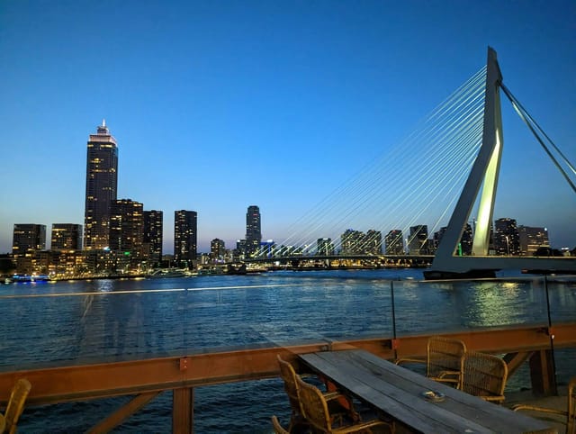 Dudok Aan De Maas waterfront restaurant venue for evening corporate receptions and event hosting.