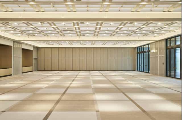 Park Hyatt London River Thames ballroom with high ceilings for corporate galas and trade shows.