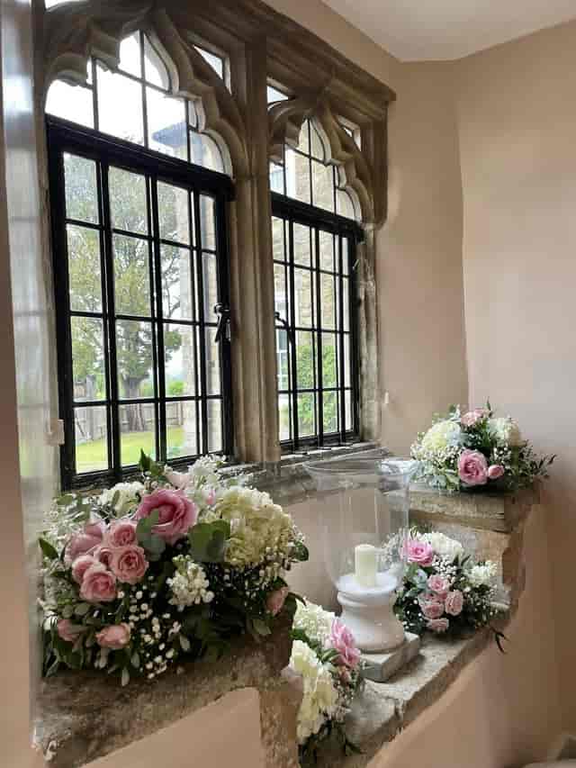 Elegant Battel Hall wedding venue with floral decor for intimate luxury bridal events.