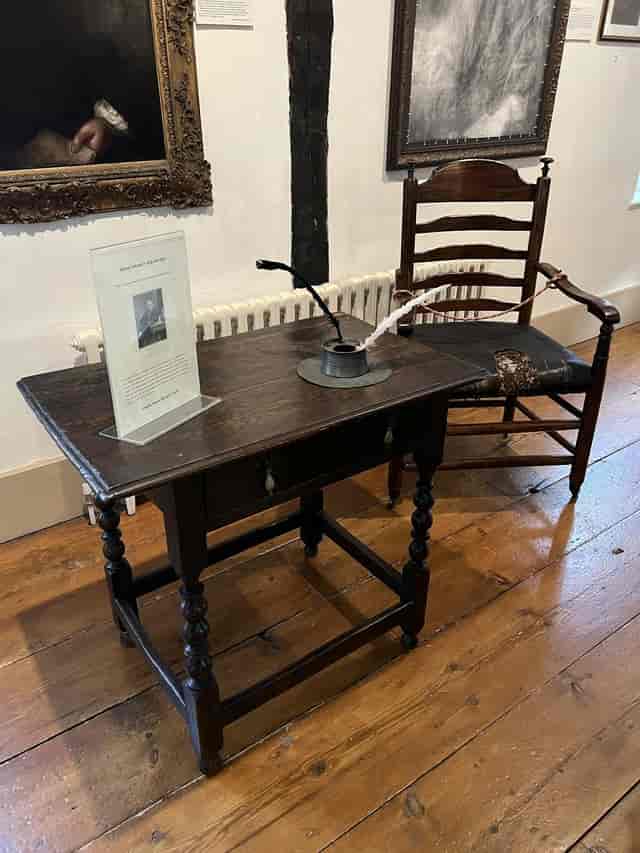 Garret installation at Dr Johnson’s House for immersive heritage exhibits and museum event displays.