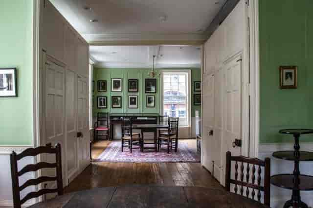 Historic Withdrawing Room for academic board meetings and private dining.