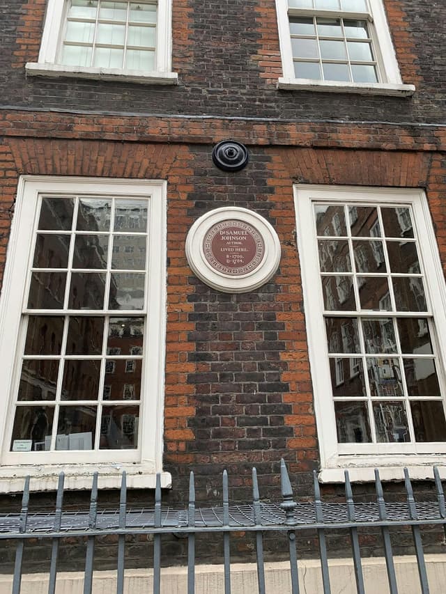 Dr Johnson's House