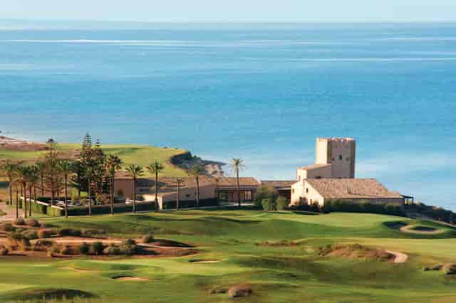 Verdura Resort golf course: luxury coastal venue for executive retreats and incentive travel.