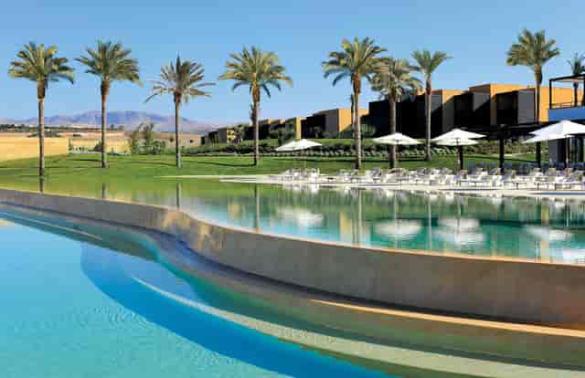 Verdura Resort infinity pool and golf course for luxury corporate incentive event venue.