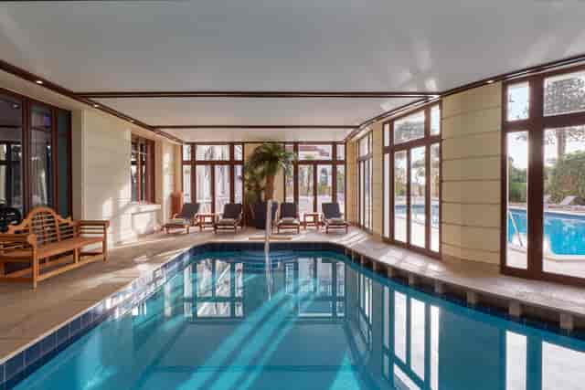 Babiwi indoor pool lounge: luxury incentive travel space for corporate event networking.