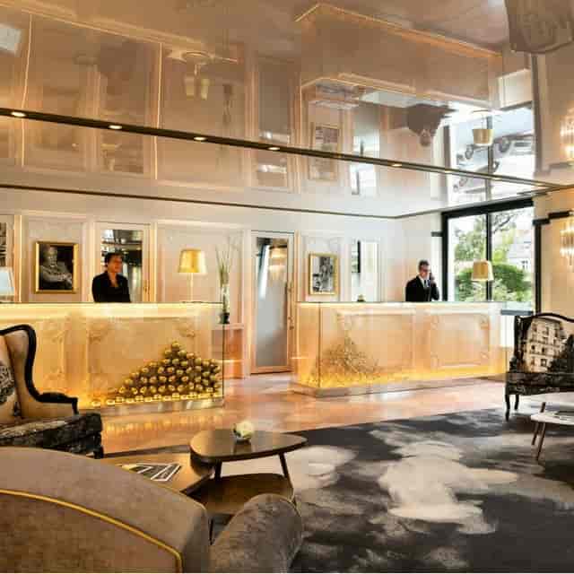 Luxury hotel reception in La Baule for VIP executive events and boutique conferences.