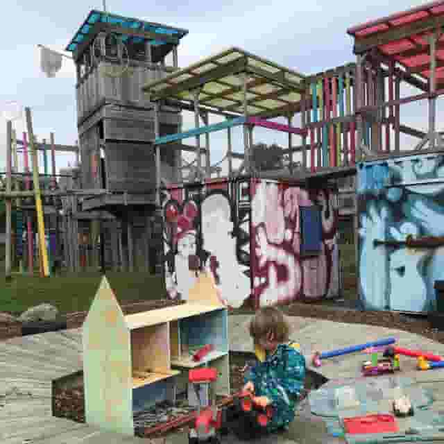 Outdoor play area