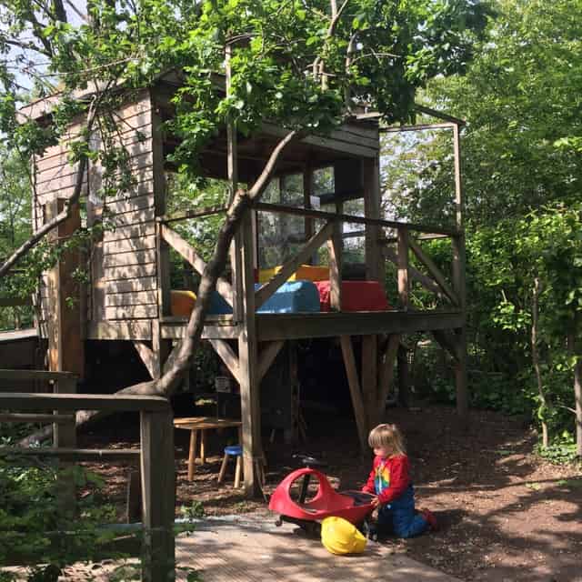 Outdoor play area