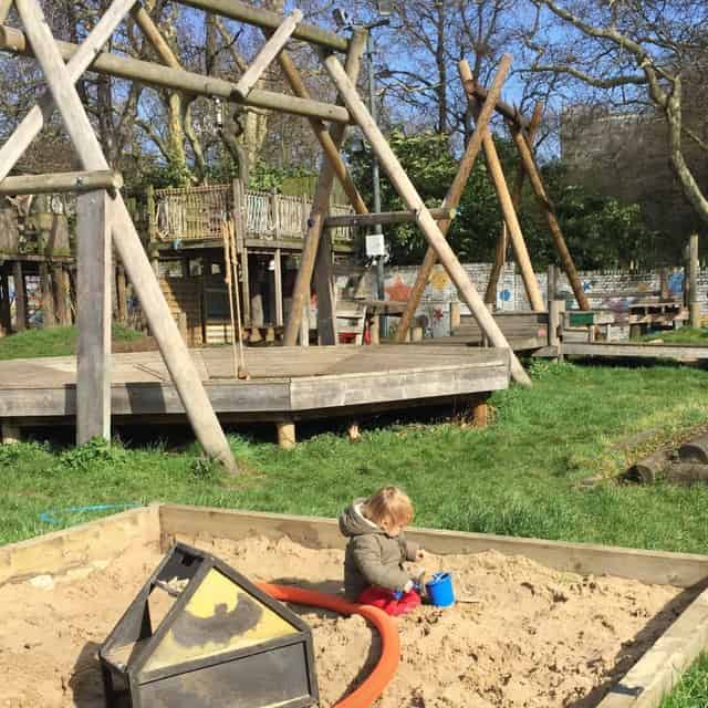 Outdoor play area