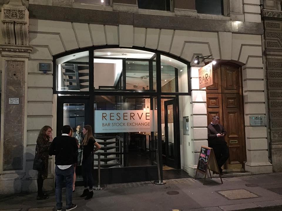 Stocks Bar boutique venue for intimate networking receptions and team-building happy hours.