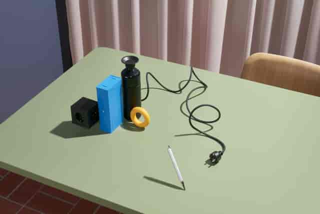 Van Tijen meeting room with cable hazards for event space or office rental.