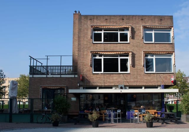 Rustic Eetcafé Verhip multi-level venue for networking mixers and team-building events.