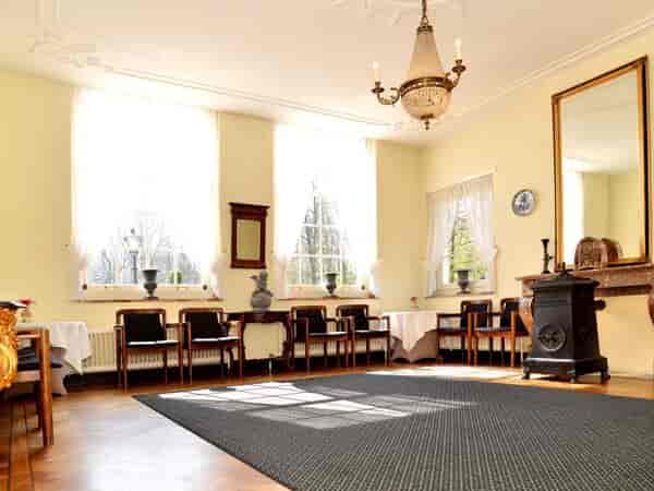 Maximiliaan van Cruiningen boardroom at Landhuis de Oliphant for formal meetings and breakout sessions.
