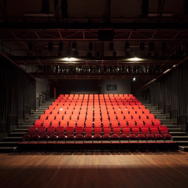 Kleine Zaal at Theater Rotterdam: black-box theater for keynote presentations and panel events.