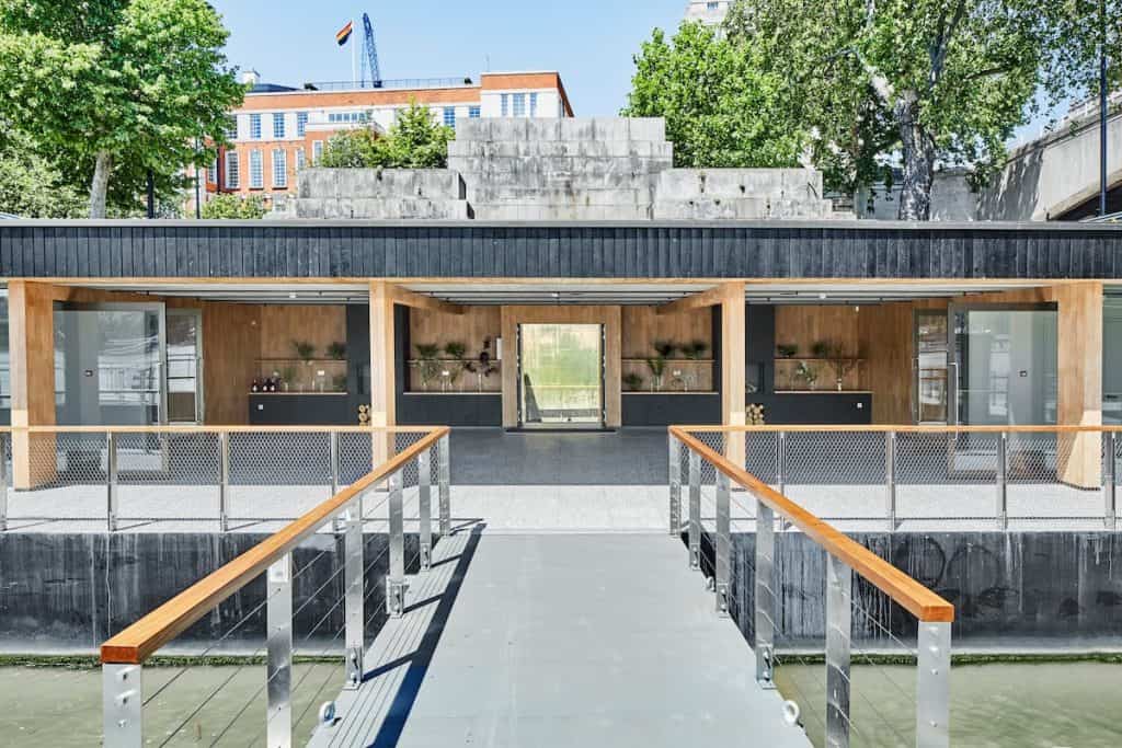 Cormorant Deck: modern event space with large windows, perfect for gatherings and corporate events. - Banner