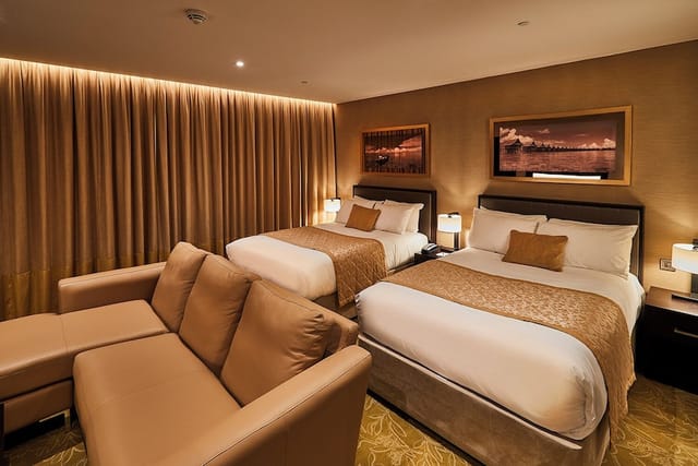 Genting Hotel double-double room for group incentive travel and corporate event bookings.