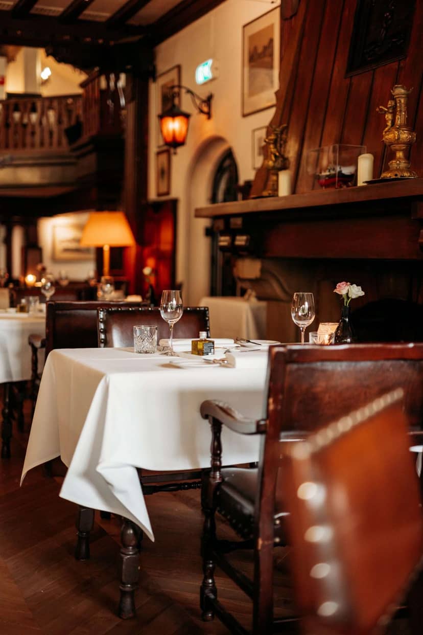 Old Dutch Restaurant interior for upscale corporate dinners and VIP hospitality events.