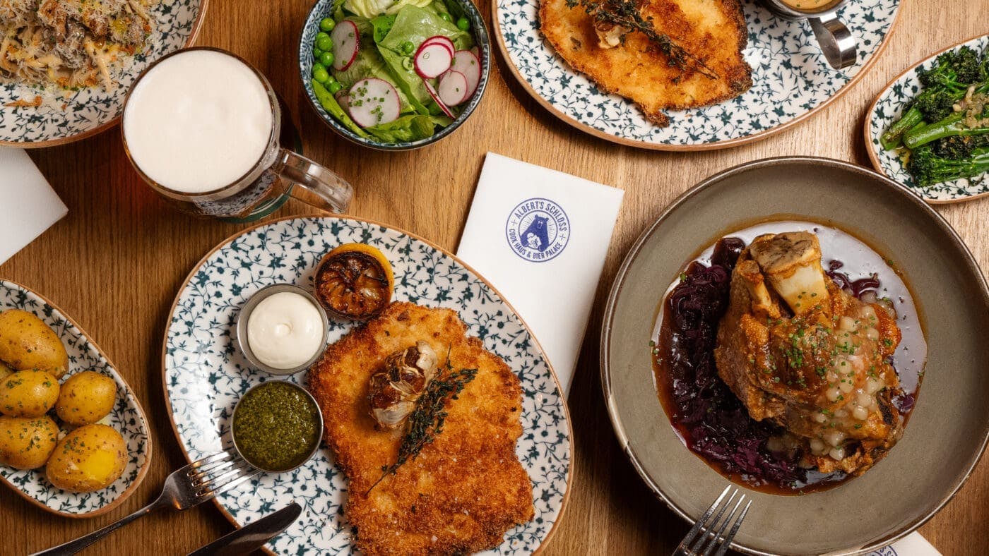 Alpine & Bavarian Brauhaus Menu - Albert's Schloss
