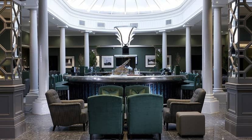 Elegant bar at The Belfry, perfect for networking events and cocktail receptions.