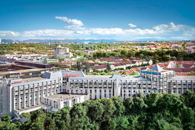 Munich Marriott Hotel conference room for corporate events and incentive travel meetings.