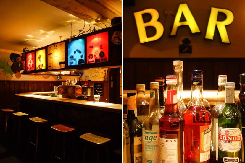 Pub in Rennsalon: Moody, intimate networking reception and team-building happy hour venue.
