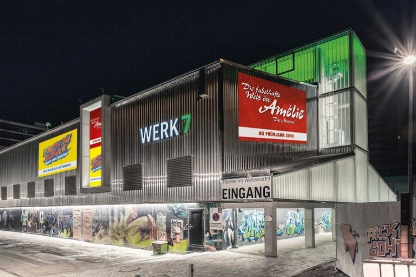 WERK7 industrial theater venue for experiential corporate events and product launches.