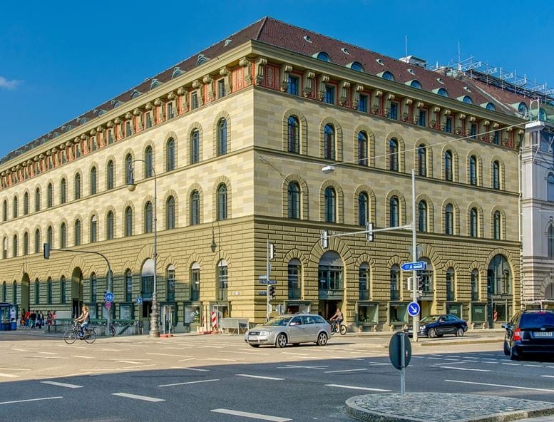 Upscale Ludwigpalais conference room with historic architecture for business meetings and events.