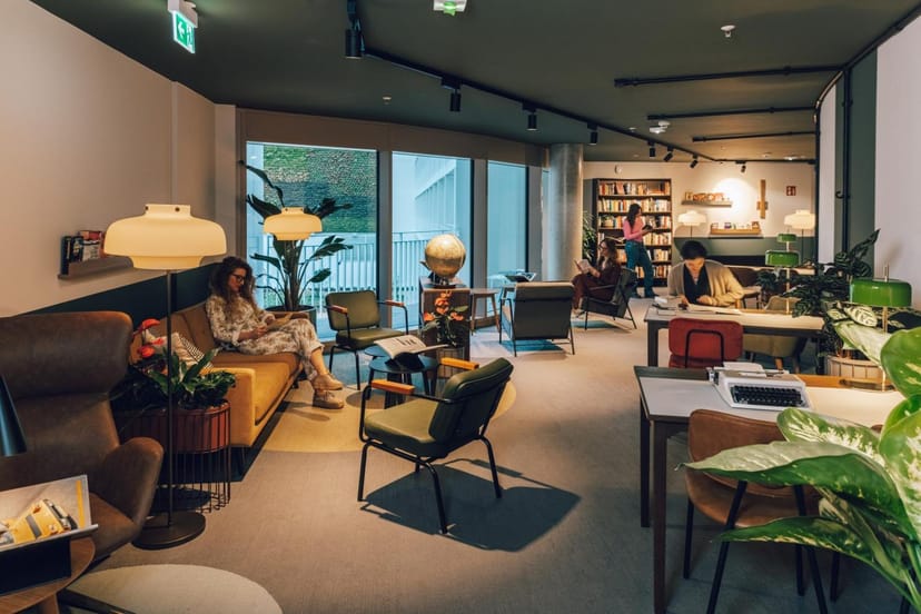 Modern Revo Munich coworking space for professional networking and productive corporate events.