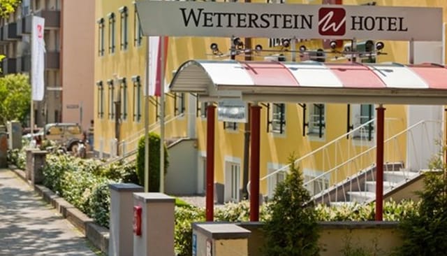 Wetterstein boutique entrance, Schwanthalerhöhe venue for intimate private events and corporate meetings.