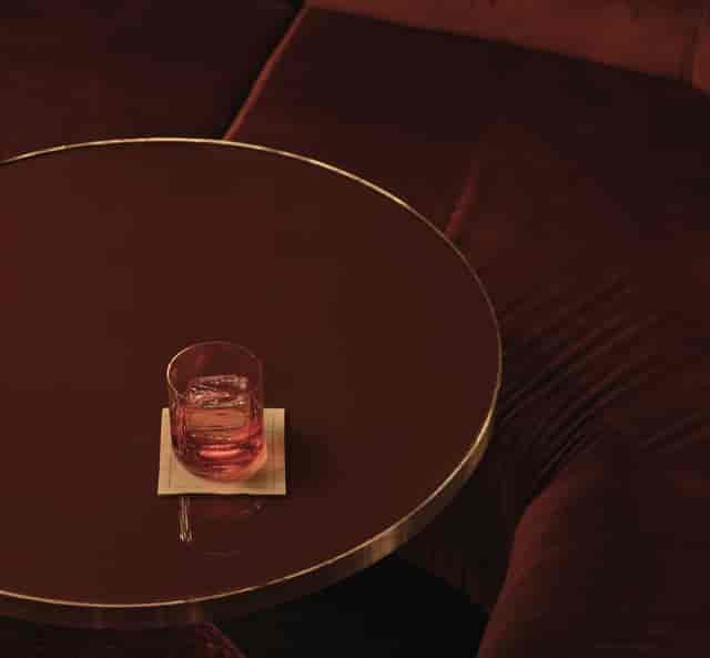 Luxury VIP networking lounge at Bar Lina Shoreditch with ambient lighting for private events.
