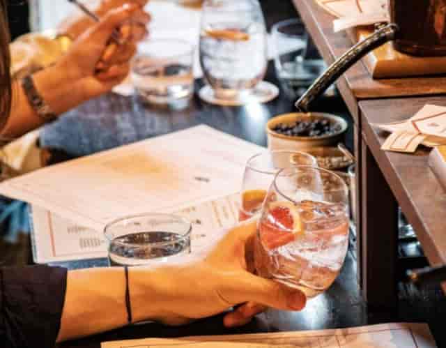 Gin School workshop at Spirit of Manchester Distillery, premium interactive corporate event.