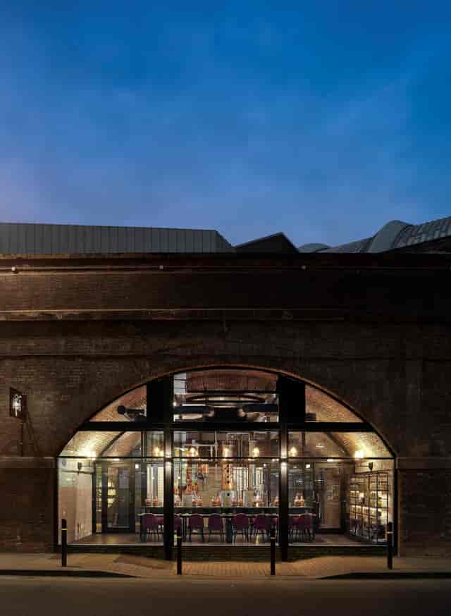 Gin School at Spirit of Manchester Distillery for industrial-chic networking and brand events.
