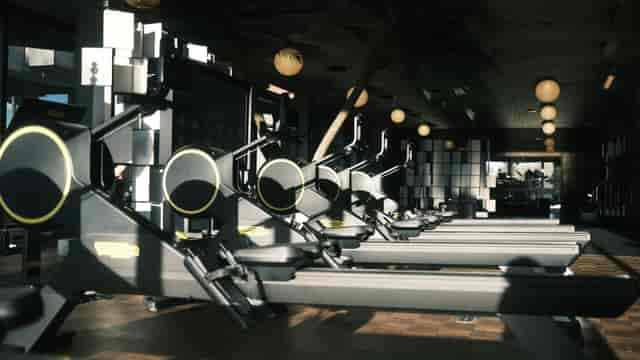 Premium rowing machines in Mix Brussels gym, ideal for corporate retreats and incentive travel.