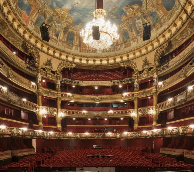 Grand theater plenary venue at La Monnaie for prestigious awards ceremonies and keynote sessions.