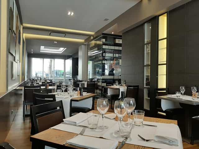 Modern upscale restaurant for corporate dinners and professional networking events.