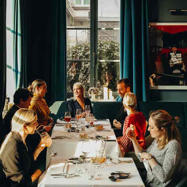 TheMerode private dining room for high-end corporate dinners and networking events.