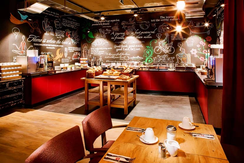 Thematic buffet station at Pentahotel Brussels City Centre for corporate breakfast or event breaks.