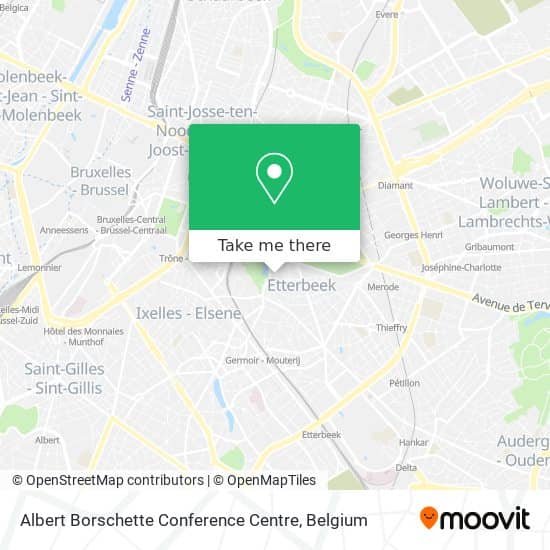 District office signage at Albert Borschette Congress Center for Brussels event navigation.