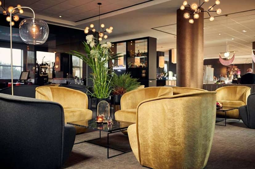 Sophisticated Room Jade lounge for VIP networking and corporate event breakouts.