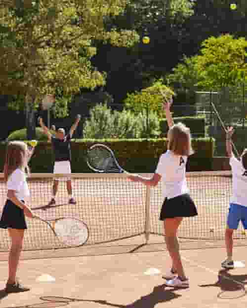 tennis courts