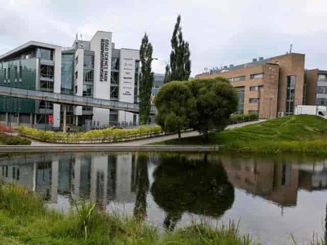 Oslo Science Park corporate campus, professional conference venue for academic networking events.