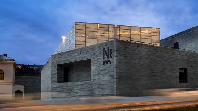 Salongen at Nasjonalmuseet: Bold architecture for corporate gala dinners and exclusive receptions.