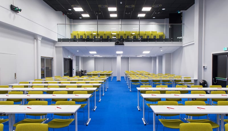 Thon Conference Universitetsgaten training room with mezzanine for educational workshops and events.