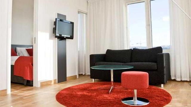 VIP suite at Thon Hotel Panorama with functional layout for executive board meetings.