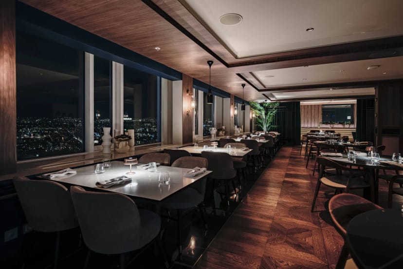 The Top Terrace restaurant with city views for executive dinners and networking events.