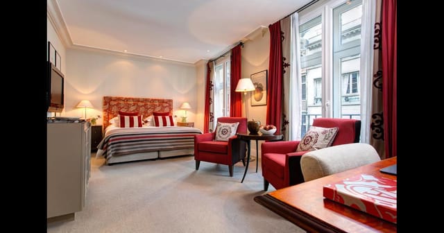 Luxury Hotel Amigo suite for VIP corporate event accommodation and executive conference lodging.