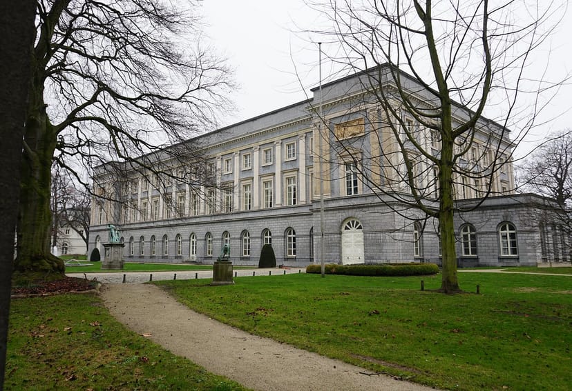 Historic Palais des Académies conference center for luxury corporate galas and event venues.